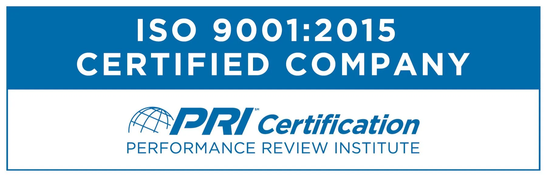 ISO 9001:2015 Certified Company