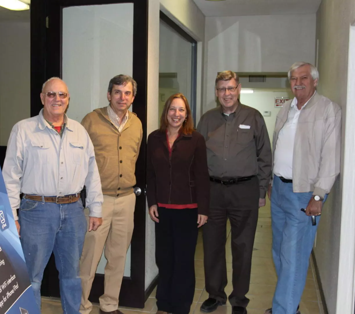 Dr. William Houston, Dr. J. Manuel Padilla, Dr. Sandra Houston, Dr. Delwyn G. Fredlund, Dr. Matthew W. Witczak (from left to right).
